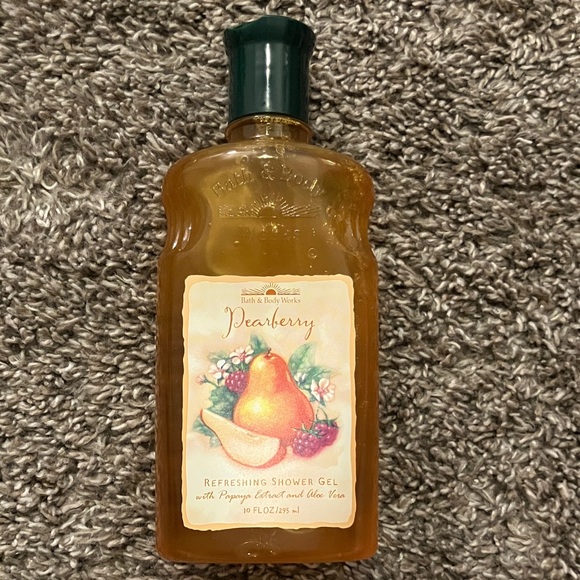 NEW Vintage Bath Body Works Pearberry Shower Gel Rare Hard To Find
